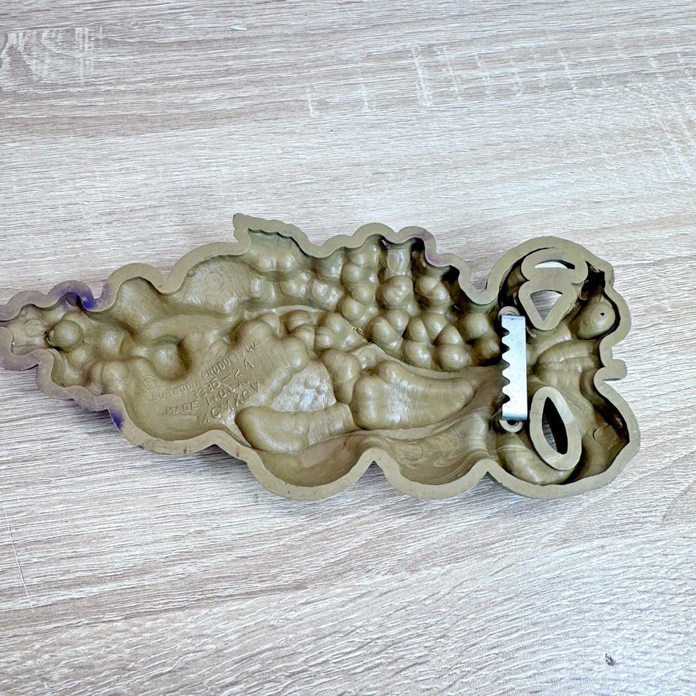 Vintage Homco Grapes Cherries Bow Fruit Wall Plaque Kitchen Decor 1988 - Picture 4 of 8